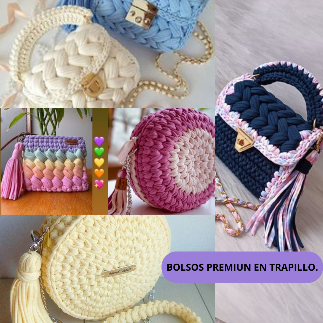 BOLSOS PREMIUN EN TRAPILLO.